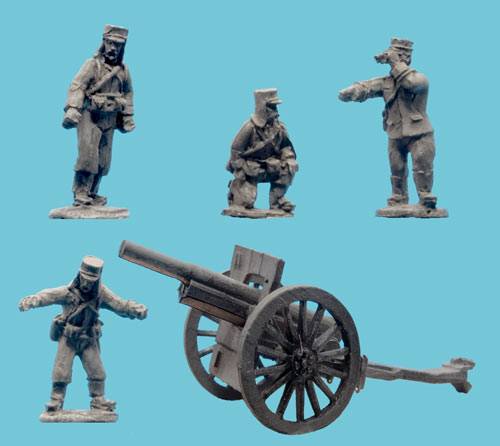 Legionnaire Artillery Crew with 75mm Gun